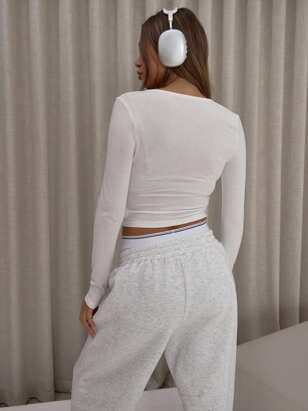 Top SHEIN, alb