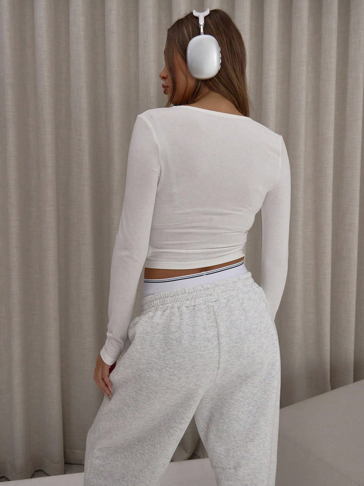 Top SHEIN, alb