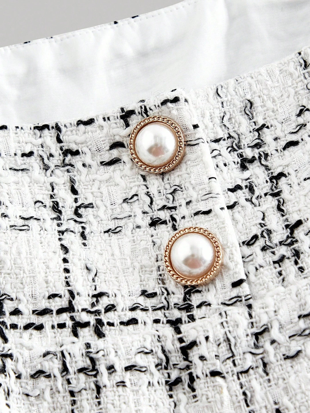 Salopetă lungă SHEIN, alb