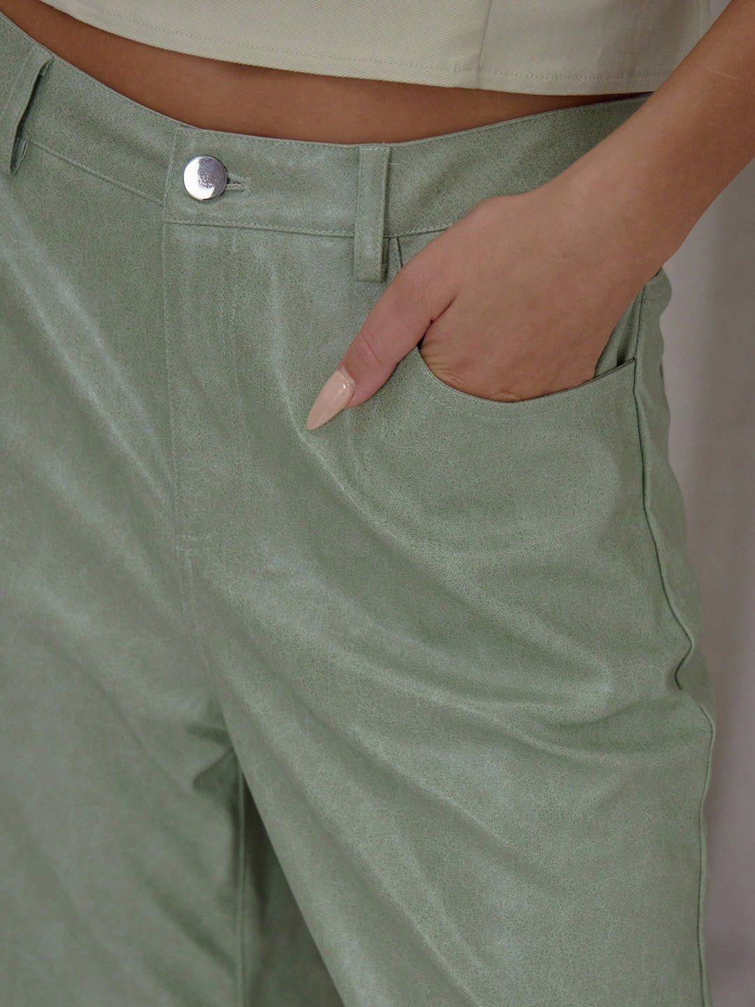 Pantaloni SHEIN, verde