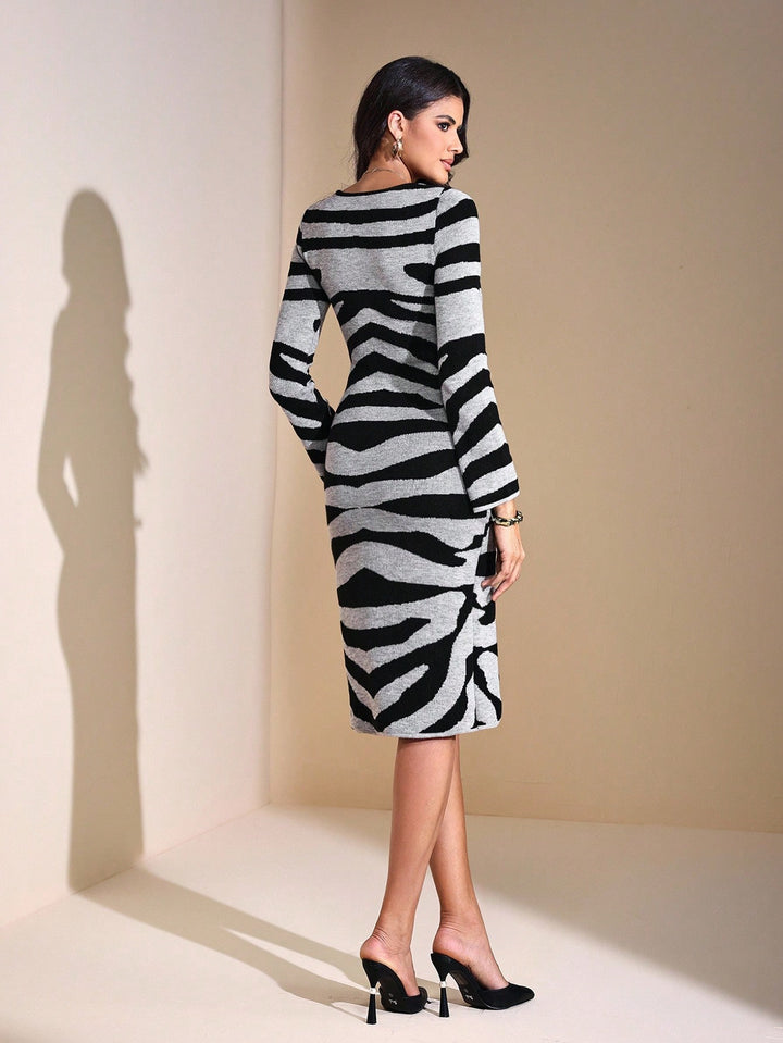 Rochie midi Shein, gri