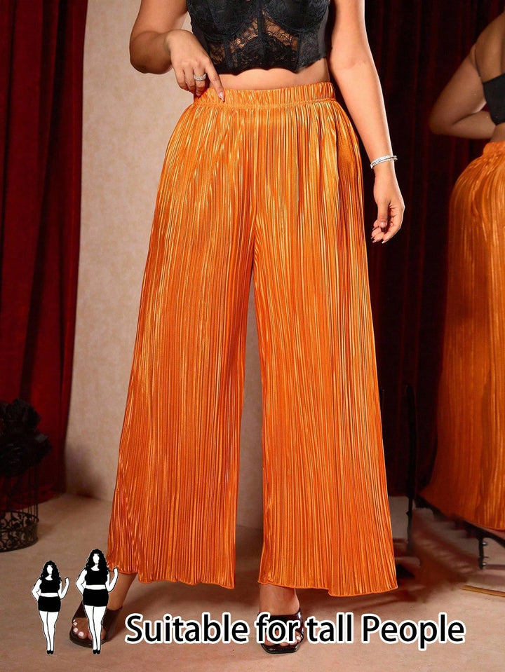 Pantaloni SHEIN, portocaliu
