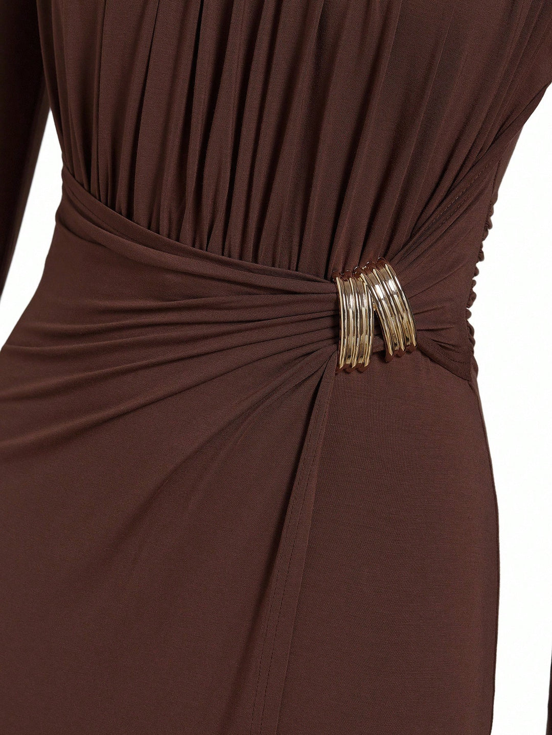 Rochie maxi SHEIN, maro