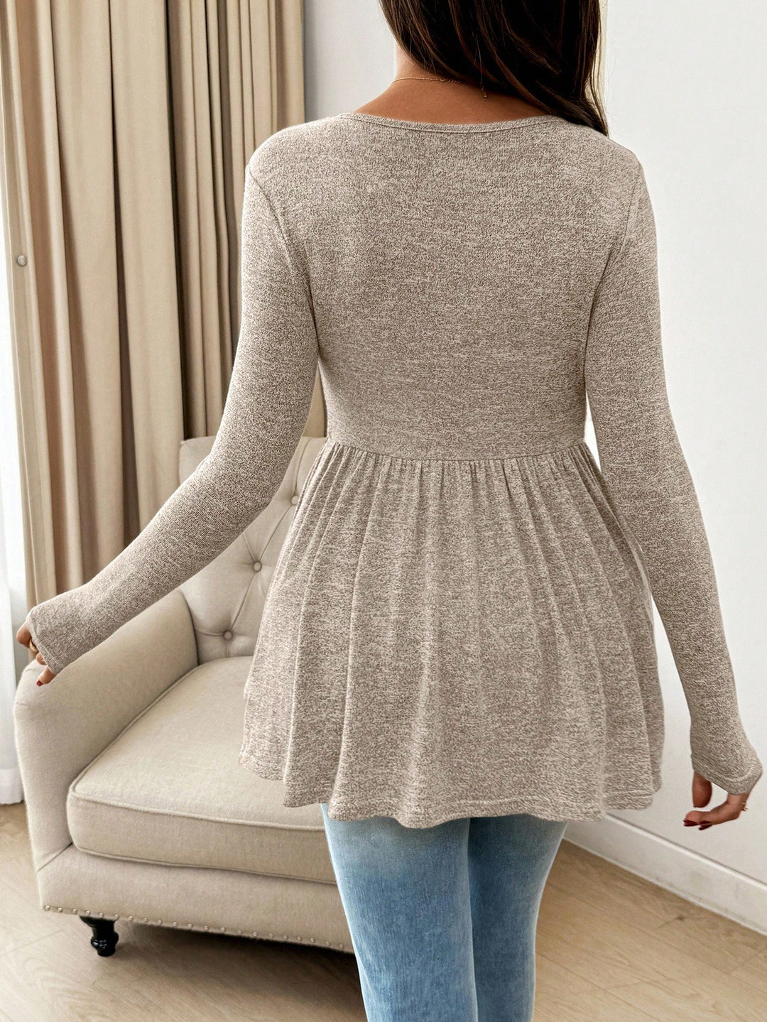 Tricou SHEIN, kaki