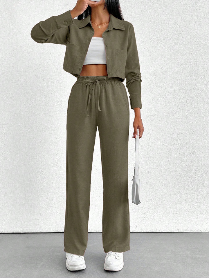 SHEIN romper, khaki