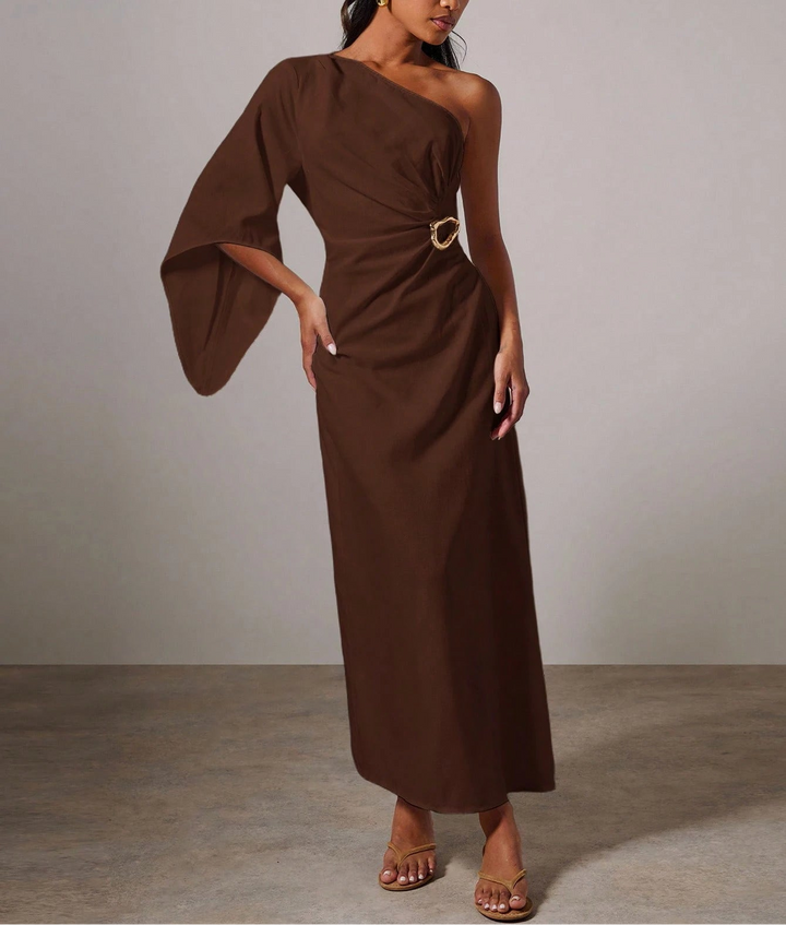 Rochie maxi SHEIN, maro