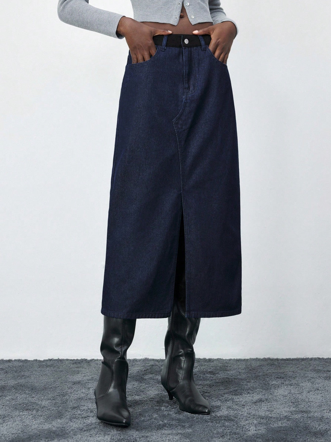 SHEIN maxi szoknya, kék