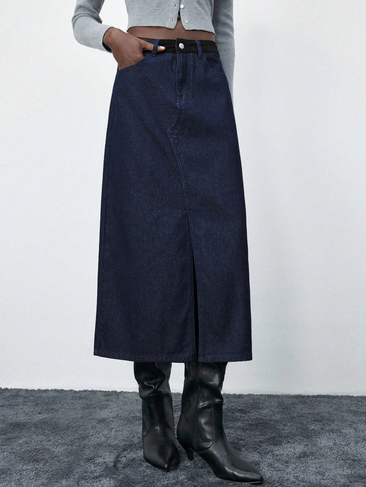 SHEIN maxi szoknya, kék
