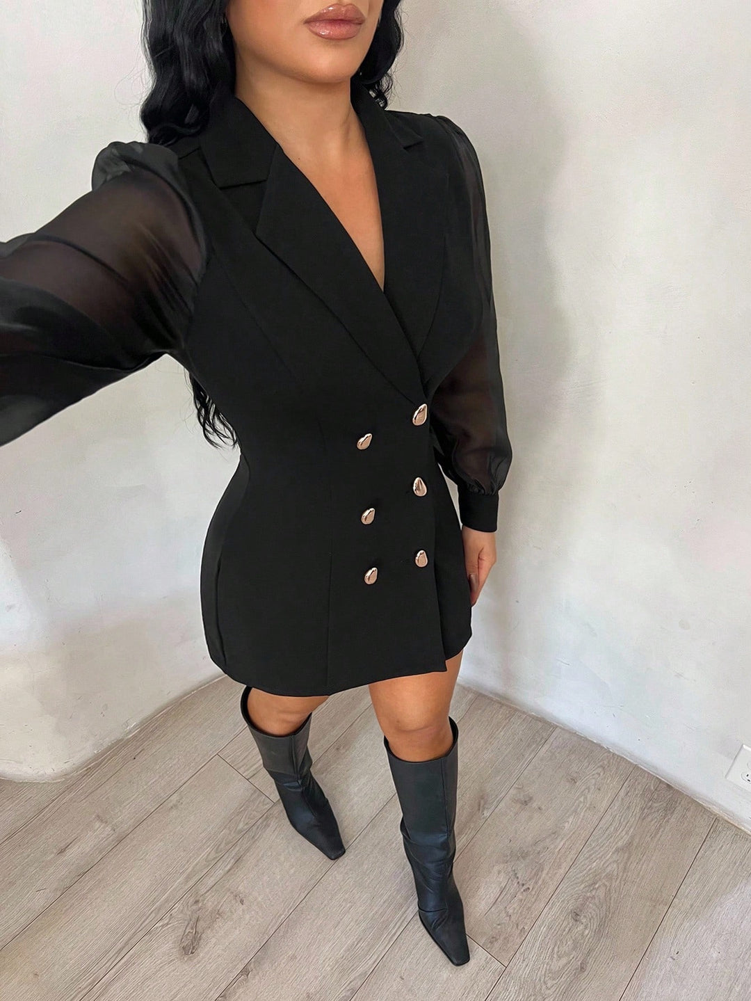 Rochie mini Shein, negru