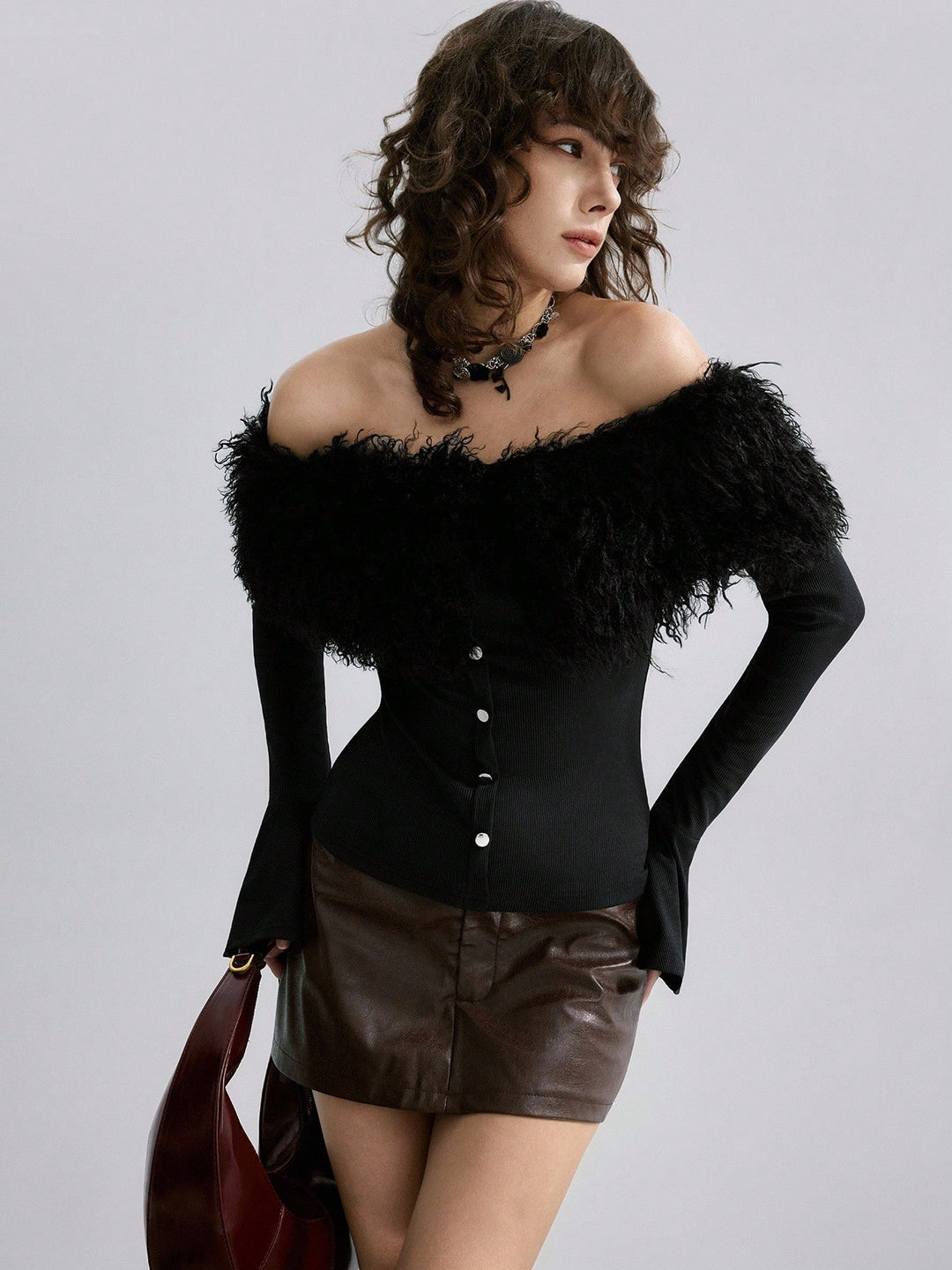 Top SHEIN, negru