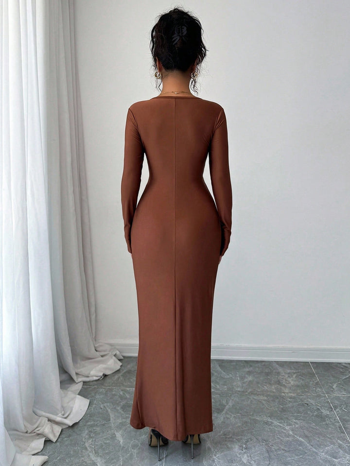 Rochie maxi Shein, maro