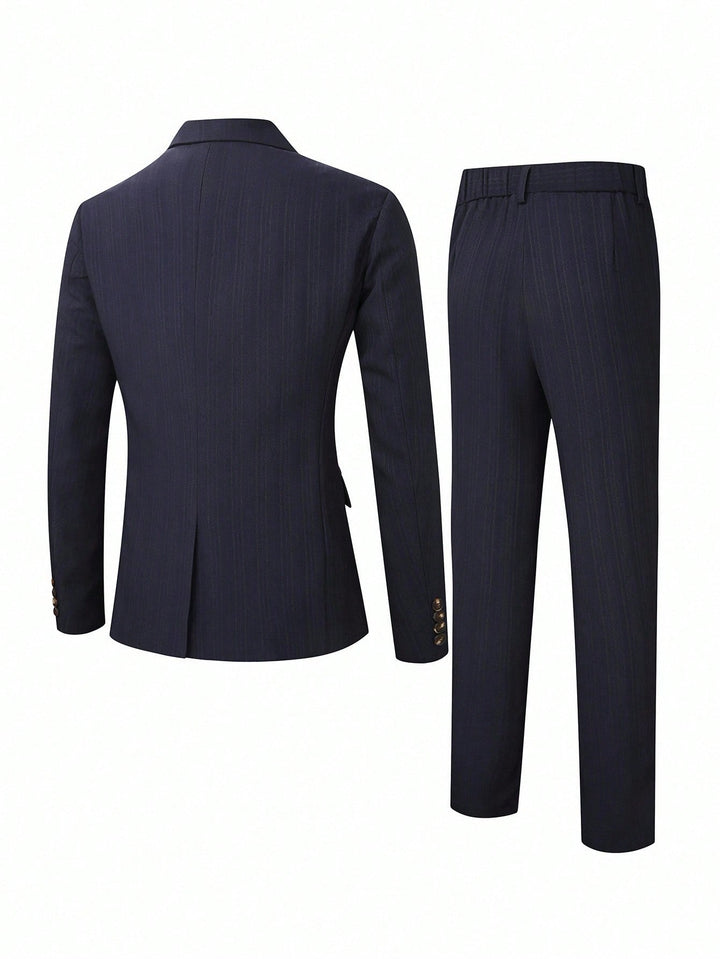 Costum SHEIN, albastru