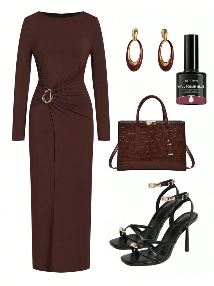 Rochie SHEIN, maro