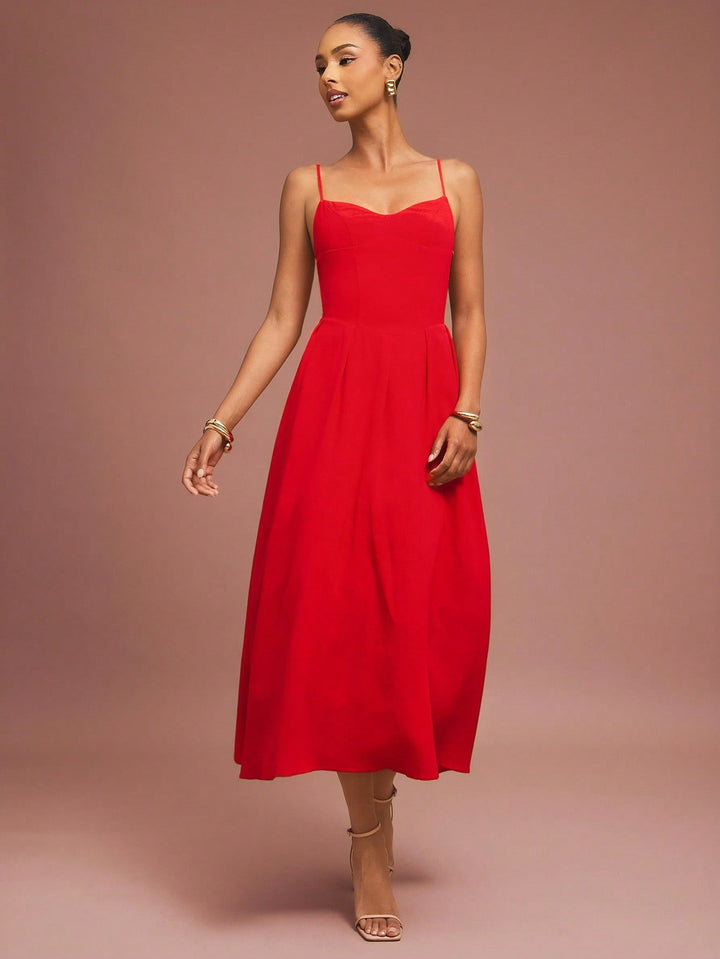 Rochie maxi SHEIN, roșu