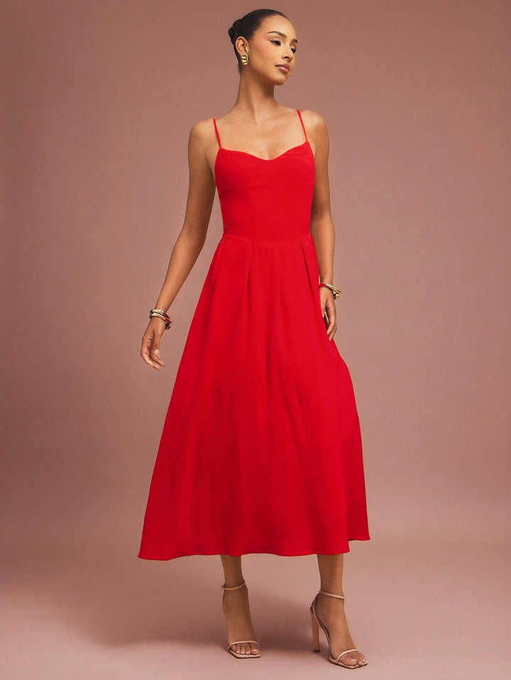 Rochie maxi SHEIN, roșu