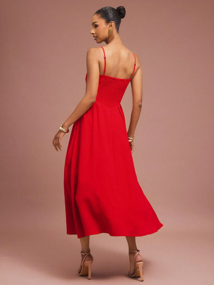 Rochie maxi SHEIN, roșu