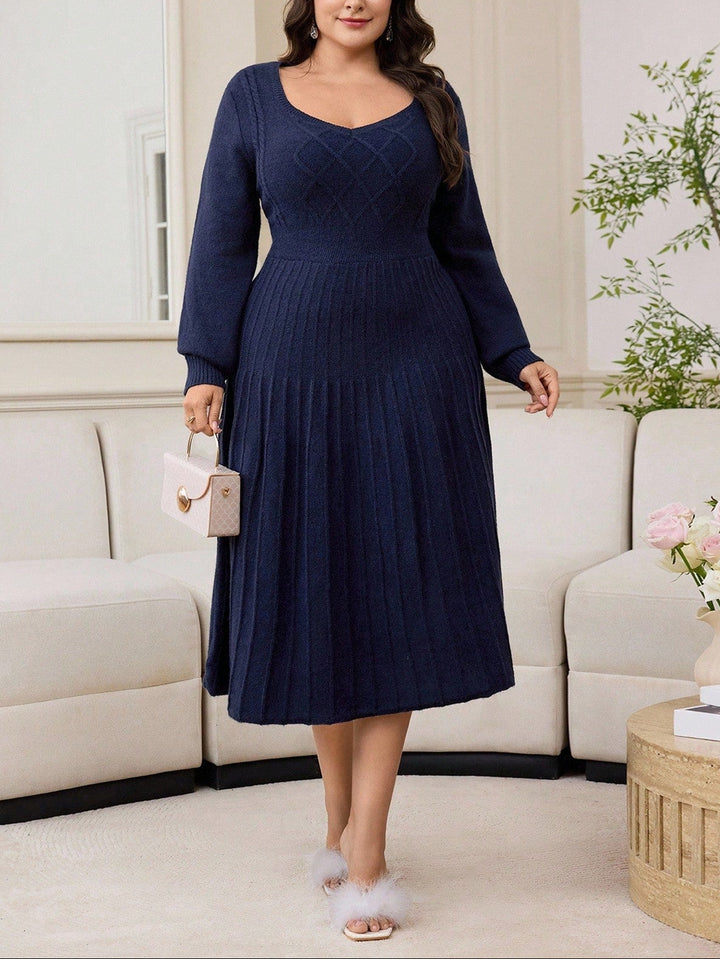 Rochie maxi Shein Curve+, albastru