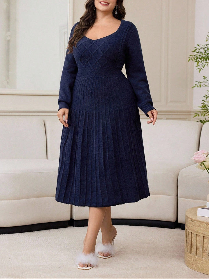 Rochie maxi Shein Curve+, albastru
