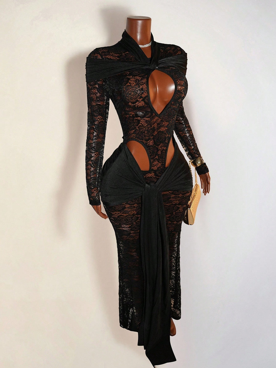 Rochie maxi SHEIN, negru