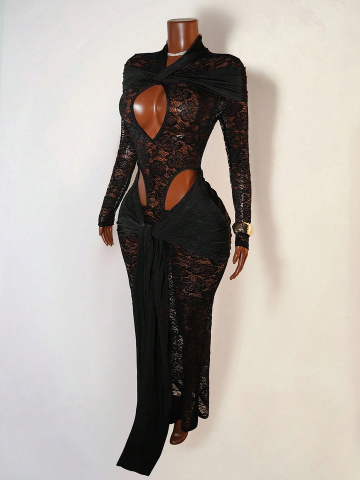 Rochie maxi SHEIN, negru
