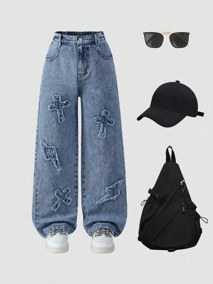 Jeans SHEIN, albastru