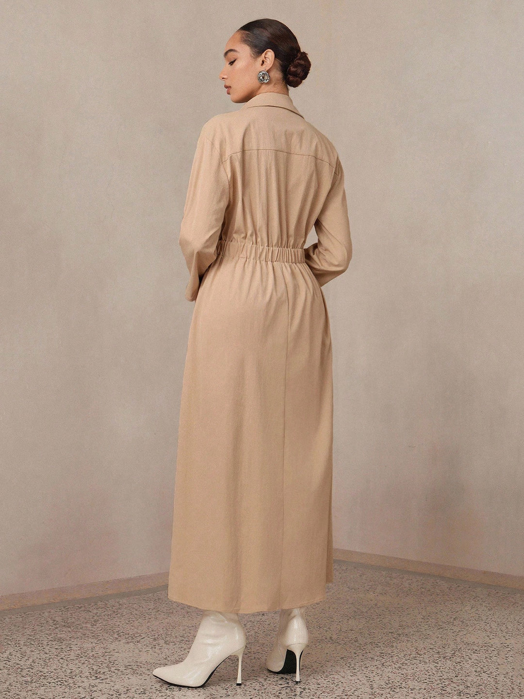 Rochie maxi SHEIN, maro