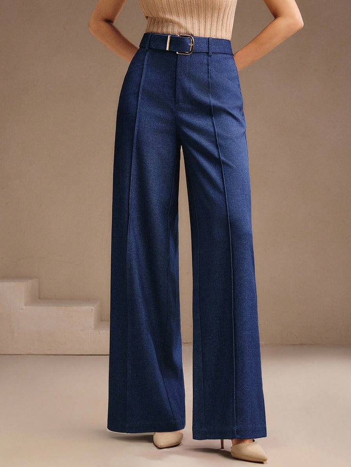 Pantaloni SHEIN, albastru