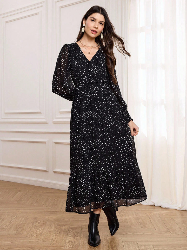 Rochie maxi SHEIN, negru