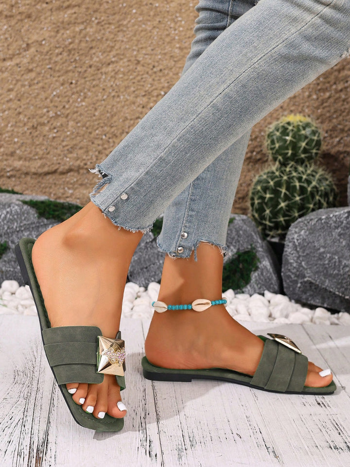 Sandale SHEIN, verde