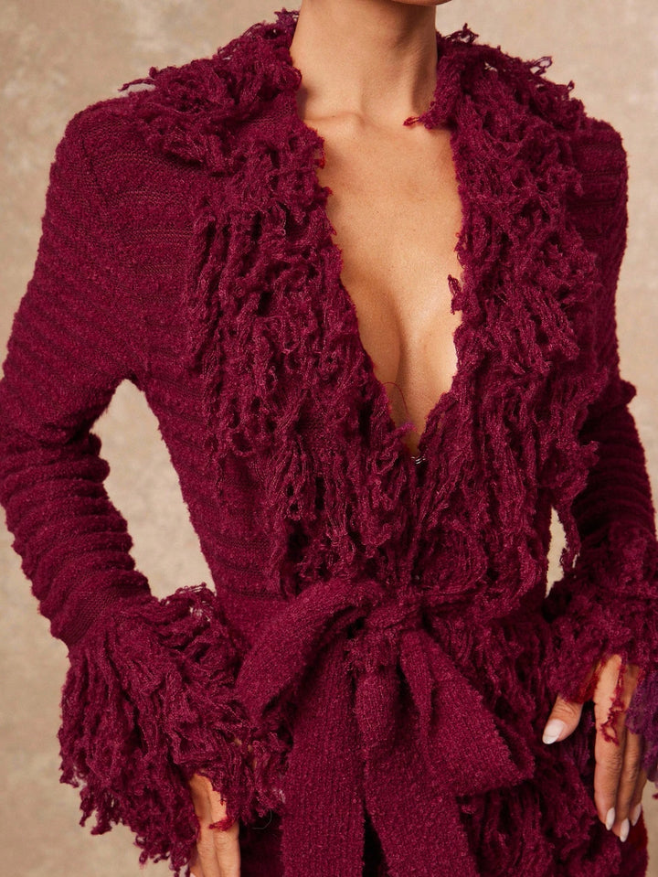 Rochie maxi SHEIN, vișiniu