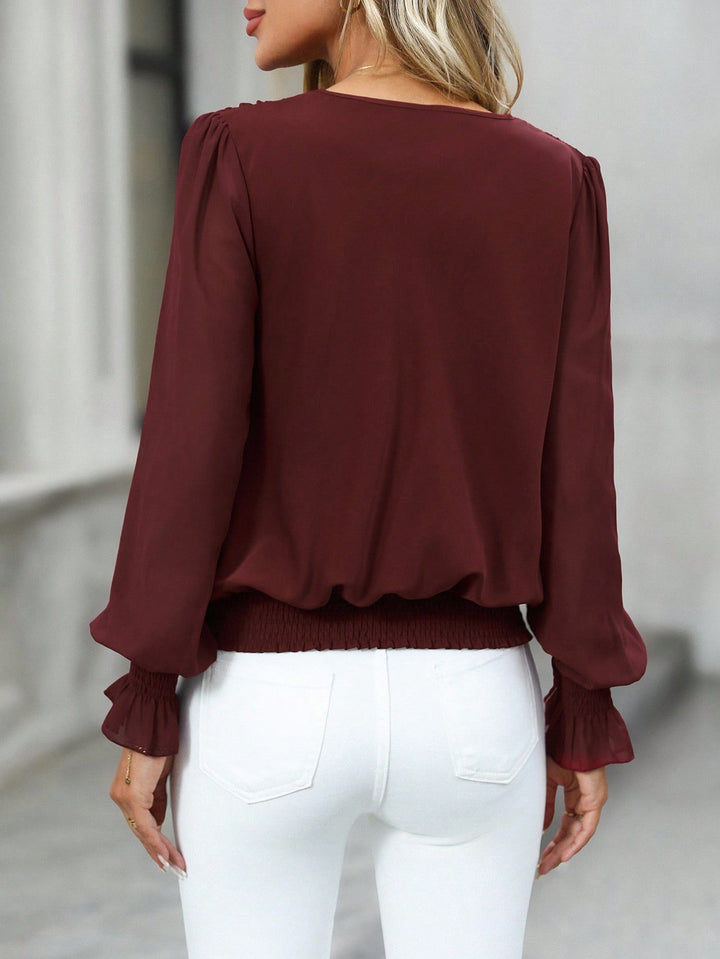 Bluza SHEIN, vișiniu