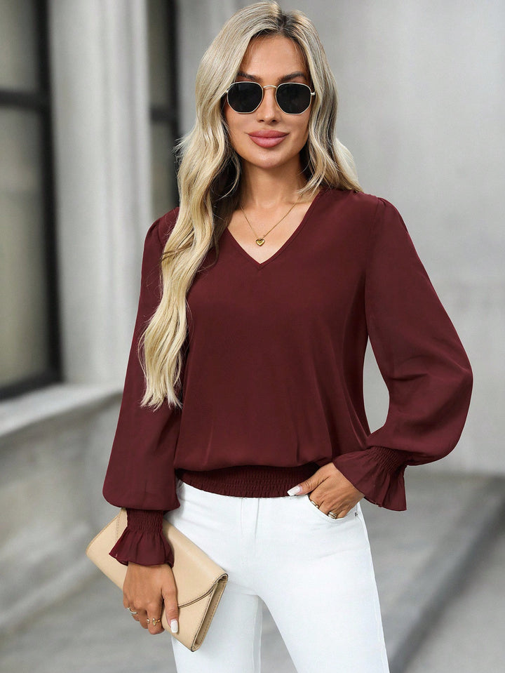 Bluza SHEIN, vișiniu
