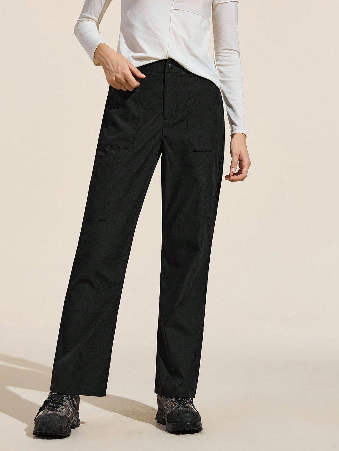 Pantaloni SHEIN, negru