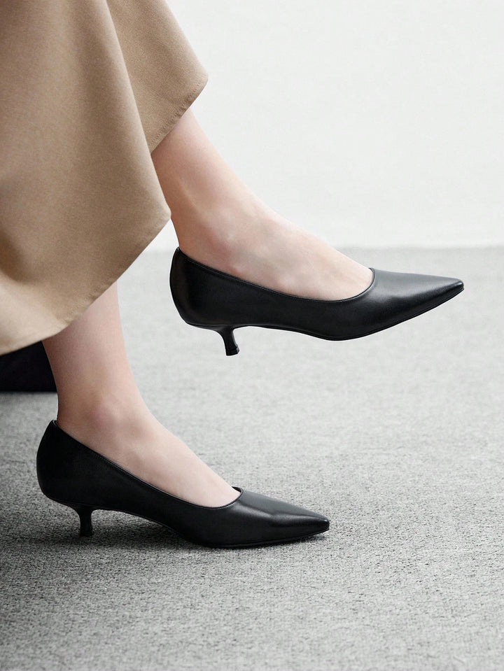 Pantofi cu toc SHEIN, negru