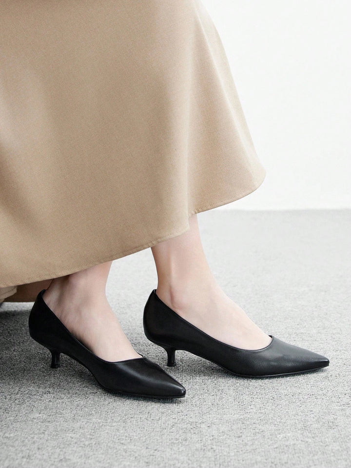 Pantofi cu toc SHEIN, negru