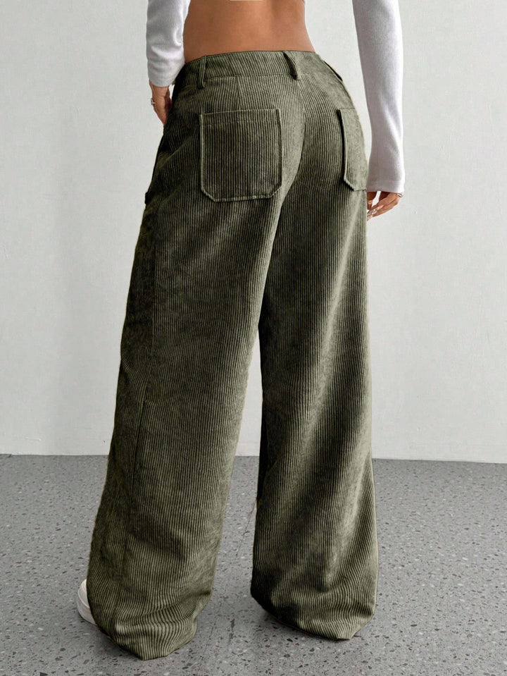 Pantaloni SHEIN, kaki