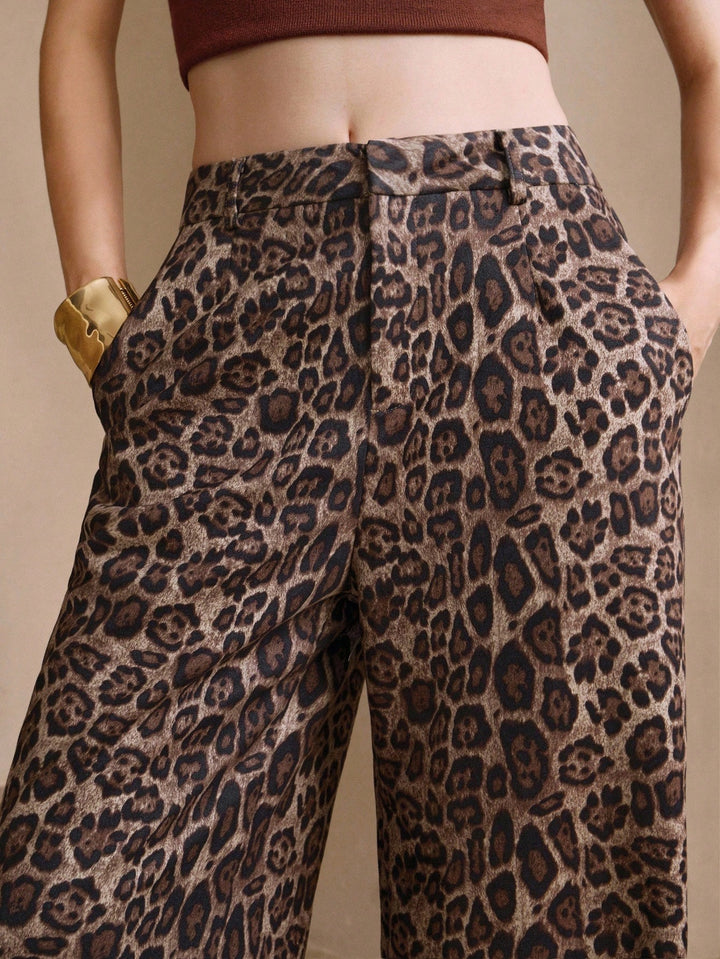 Pantaloni SHEIN, maro