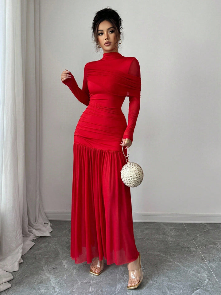 Rochie maxi SHEIN, roșu