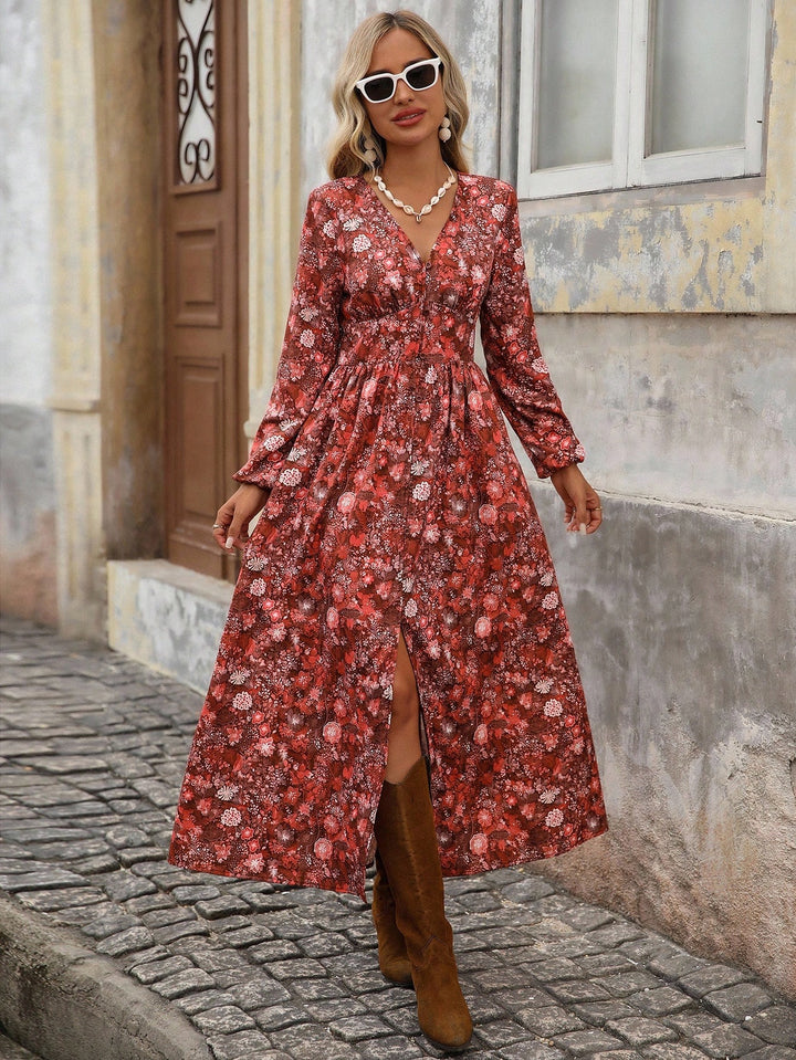 Rochie midi SHEIN, mix culori