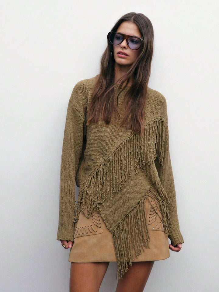 Pulover SHEIN, kaki