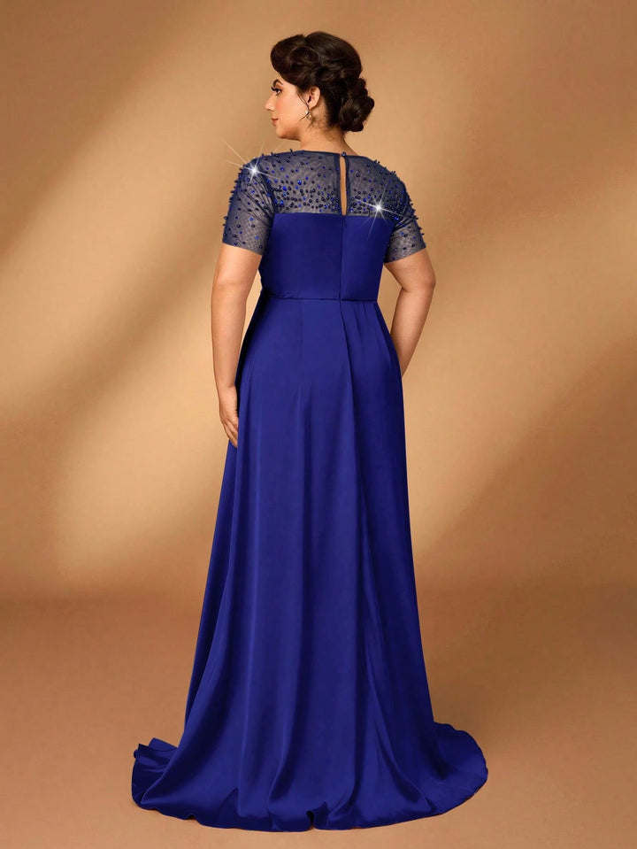 Rochie de ocazie SHEIN, albastru