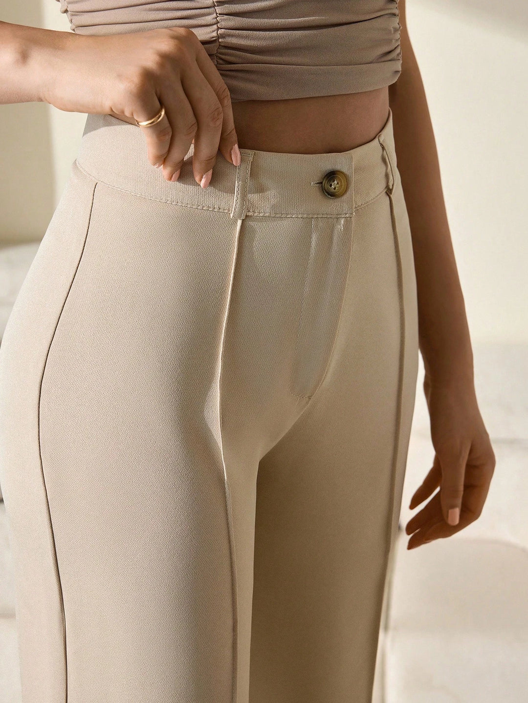 Pantaloni SHEIN, bej