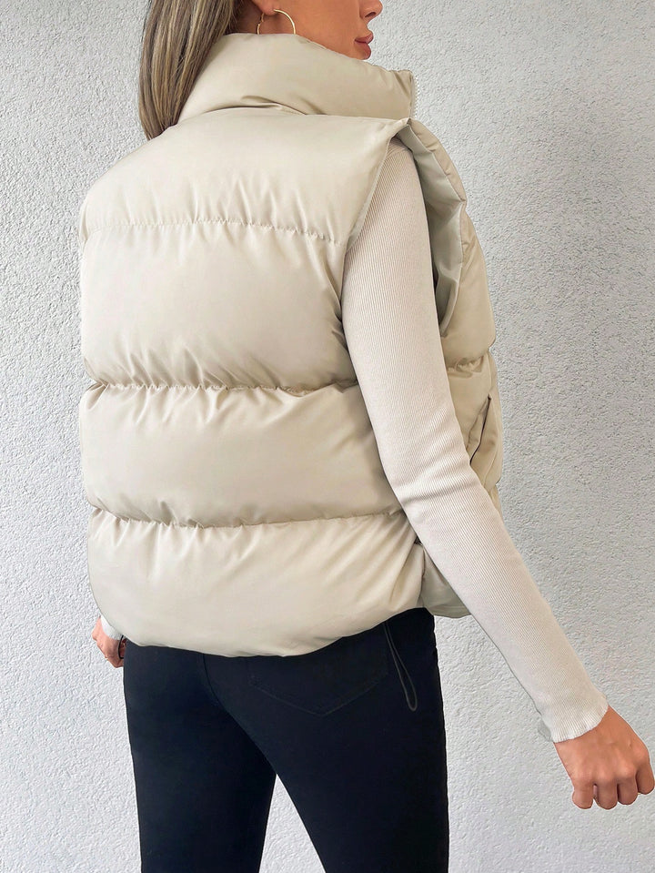 Vestă SHEIN, crem