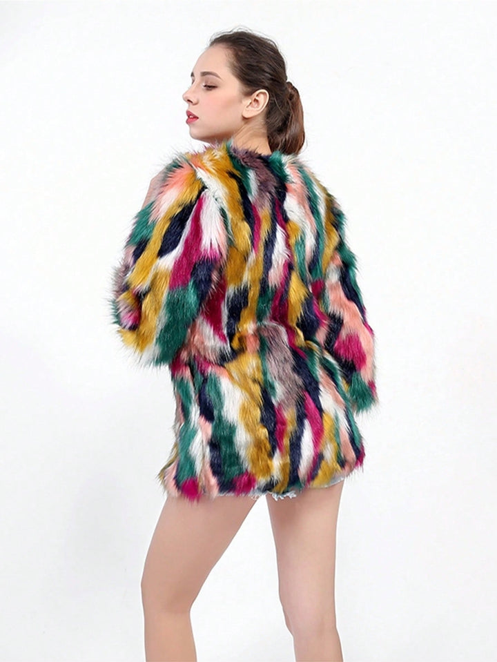 Palton SHEIN, mix culori