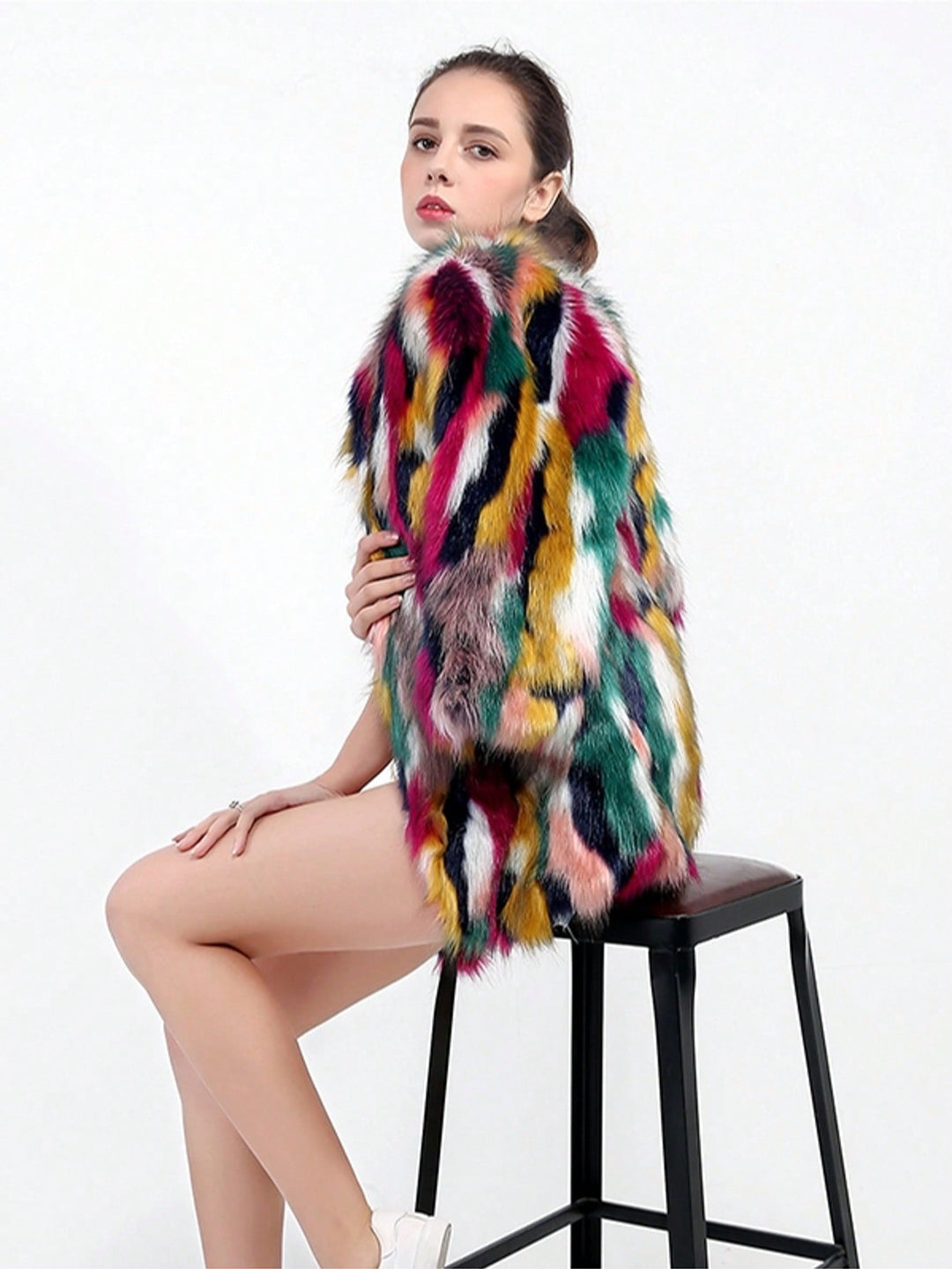 Palton SHEIN, mix culori
