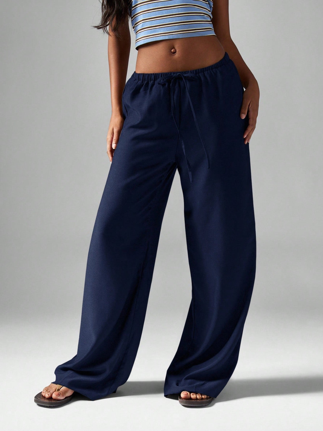 Pantaloni SHEIN, albastru