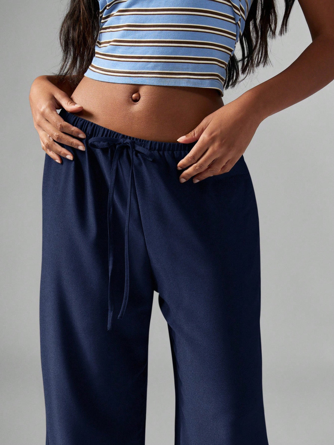 Pantaloni SHEIN, albastru