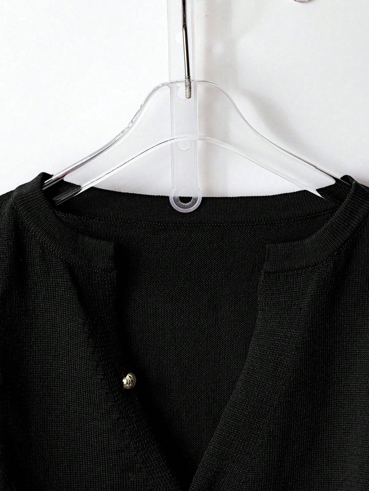 Cardigan SHEIN, negru