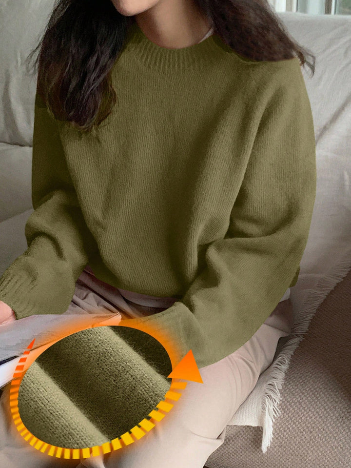 Pulóver SHEIN, khaki