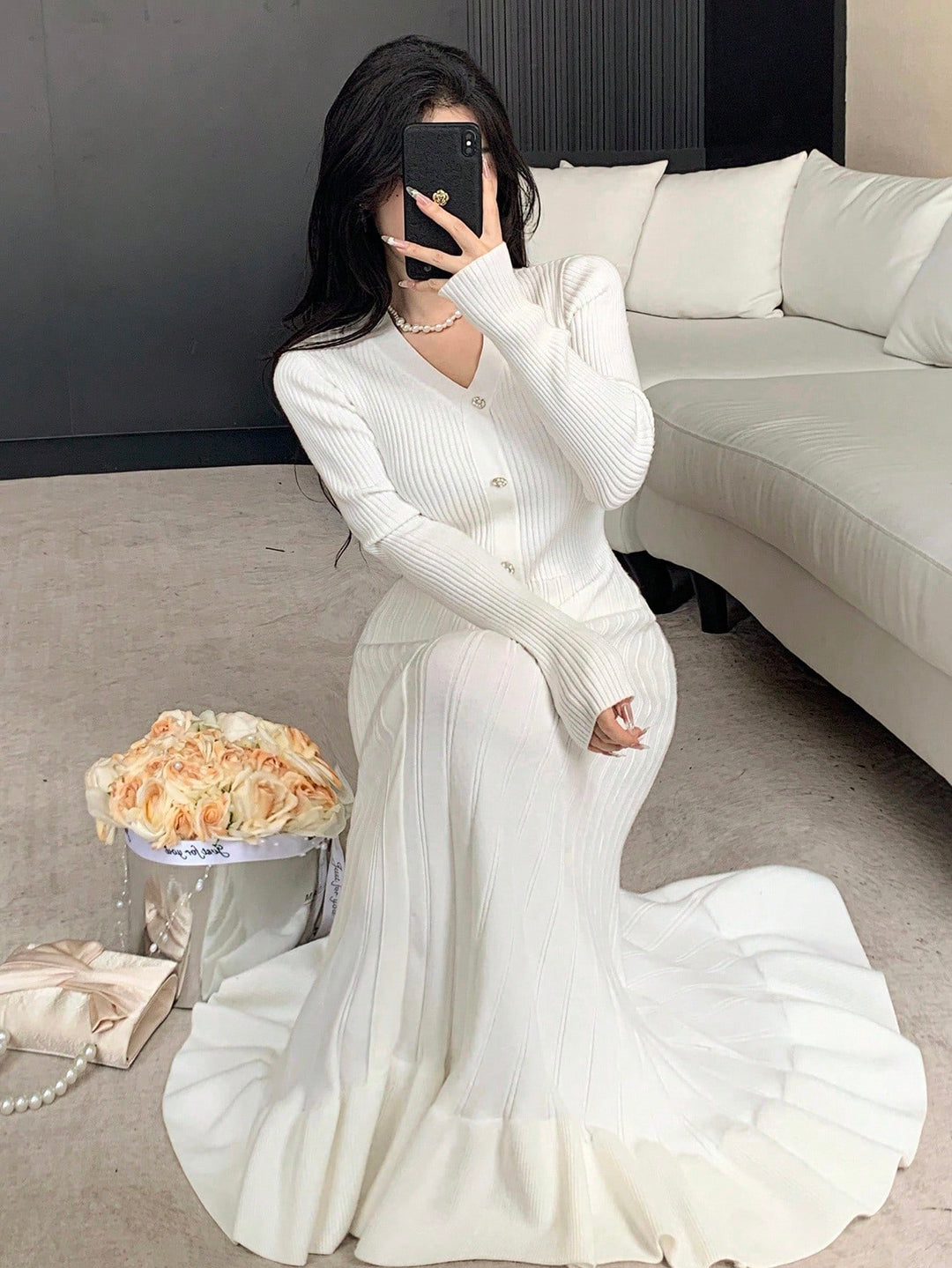 Rochie SHEIN, alb